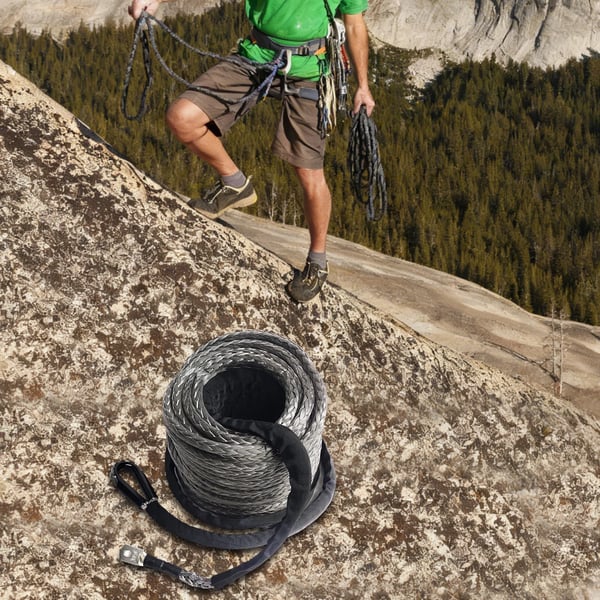 Spil forlængerline - Syntetisk line - UHMWPE - Længde 30 m - Diameter 10 mm - 12‑flettet - Brudstyrke 10,5 t