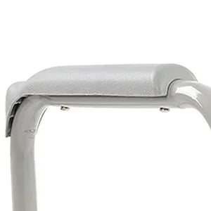 Toiletstøtte - Justerbar støtteramme til toilet - Skridsikre håndgreb og fødder - Maks. 200 kg - Kulstofstål & PE - 56×46 cm