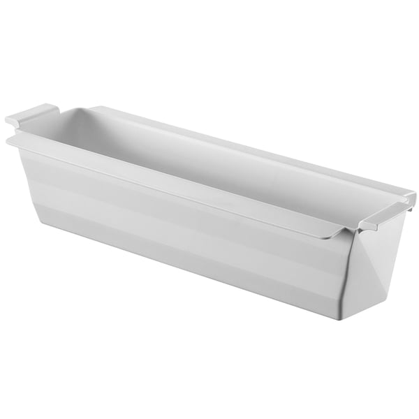 Blomsterpotte til europaller - 40,5 cm - Plastik - 12 stk - Hvid