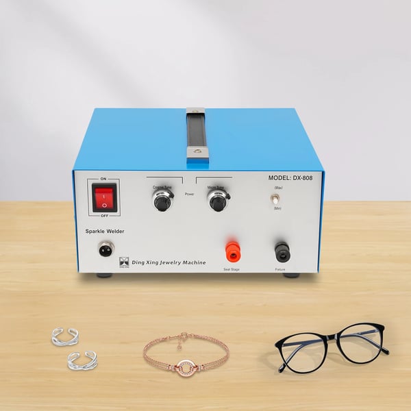 Lasersvejser Til Smykker - Punktsvejsemaskine - 600 W - 220 V - Svejseområde 0,5–1,5 mm - To Driftstilstande