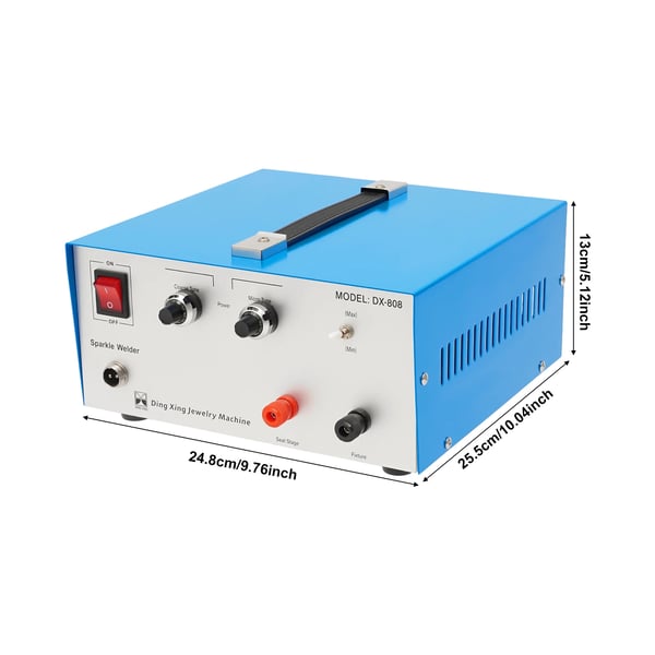 Lasersvejser Til Smykker - Punktsvejsemaskine - 600 W - 220 V - Svejseområde 0,5–1,5 mm - To Driftstilstande