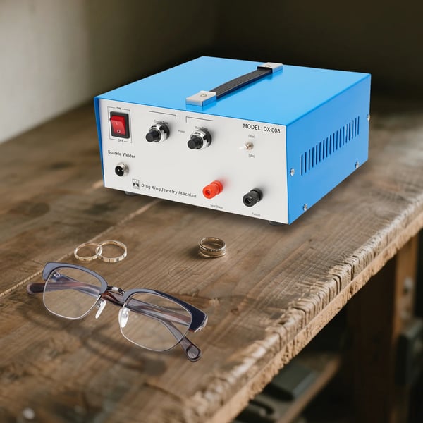 Lasersvejser Til Smykker - Punktsvejsemaskine - 600 W - 220 V - Svejseområde 0,5–1,5 mm - To Driftstilstande
