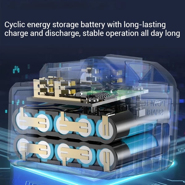 Bilpolerer - Trådløs 12V - 2800–5500 o/min - 8 hastigheder - Lavt støjniveau - 1 batteri medfølger