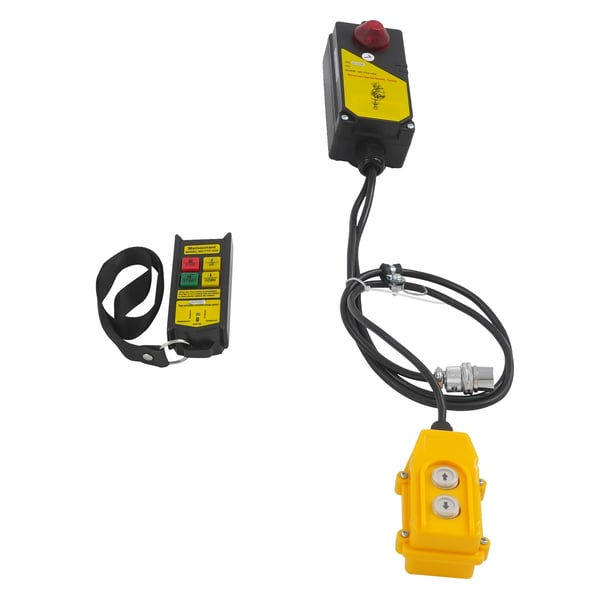Elhejs - Elspil - 1500 W - 220 V/50 Hz - Trådløs fjernbetjening + kabelstyring - Rækkevidde op til 100 m - EU-stik - Kobbermotor