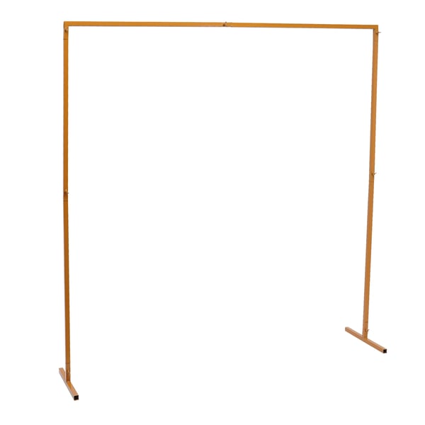 Häätausta - Neliömäinen kaari/teline - 2 x 2 m - Sinkitty rautaputki - Kantavuus 10 kg - 25 mm neliöputki - Muovipinnoitus ja uunimaalaus
