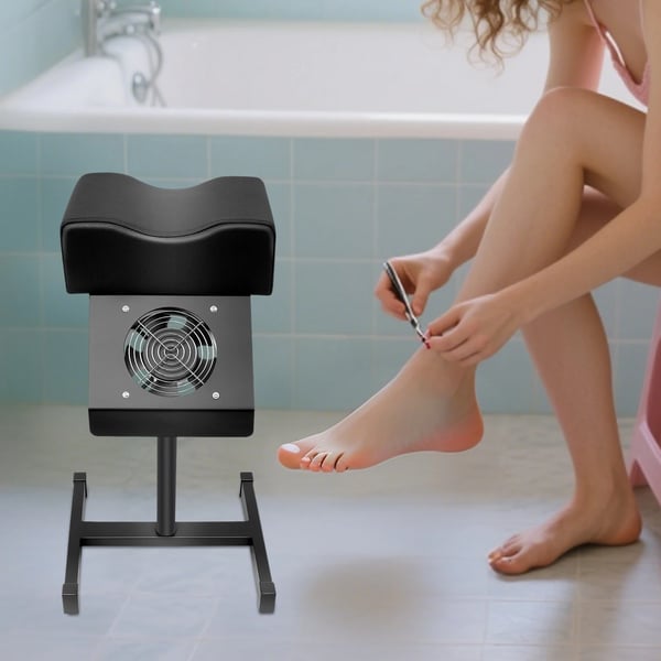 Pedicure Stol - Fritstående - Støvudsug 22W - Justerbar Højde - Omdr/min 2600 - Bæreevne 10 kg - Spænding 220V - Metal & PVC - Sort
