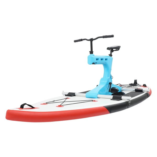 Oppustelig vandcykel - Pedalbåd - Maks belastning 100 kg - Højde 110 cm - Længde 88 cm - Styr 63 cm - LLDPE & aluminiumlegering - Blå