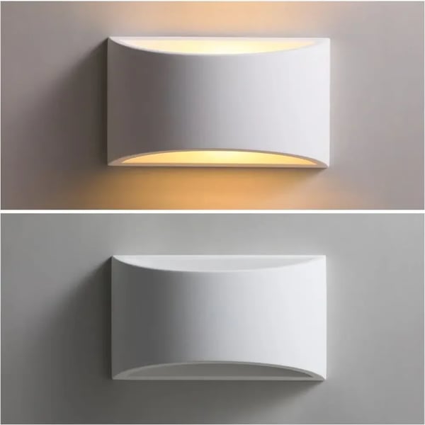 LED Væglamper - Gips Vægarmatur - 2-Pak - 3 W - 2700 K Varmhvid - G9 Sokkel - Op/Ned-Lys - 220 V - Sort