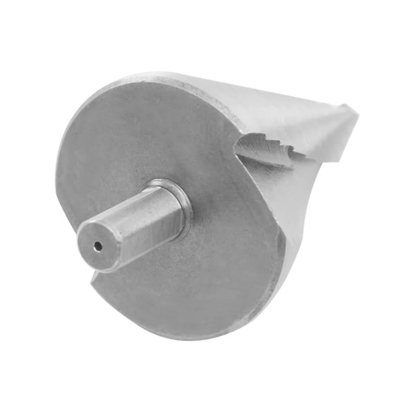 Trinbor - Keglebor - 6–60 mm - 12 trin - HSS - Spiralspor - Til PVC og træ - Sølv