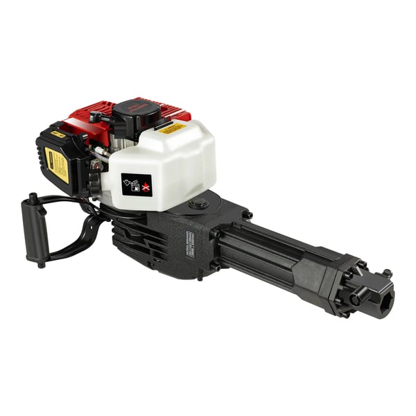 Bensin Rivningshammare - Bilningshammare - 2-Takt - 52 cc - 1900 W - 6500 varv/min - Tungt arbete - Röd