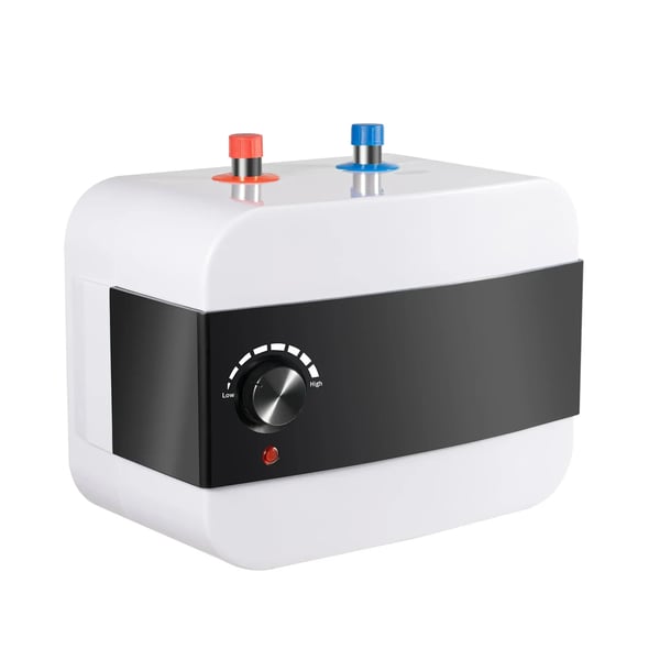 Sähköinen vedenlämmitin - 6 L minivaraaja - 1500 W - IPX4 - 30–65 °C - 8–15 min - Keittiö/kylpyhuone/pesuallas - Valkoinen