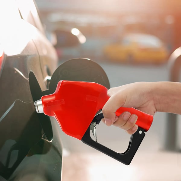 Dieselin siirtopumppu - Itseimevä 12V - 50 l/min - 175 W - 3600 rpm - Automaattipistooli - Suodatin ja letku - Punainen