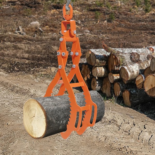 4-klo løftekrog - Kranløftekrog - 71 cm - Kapacitet 1202 kg - Kraftigt stål - Til bugsering & bjærgning - Industriel løftning - Rød