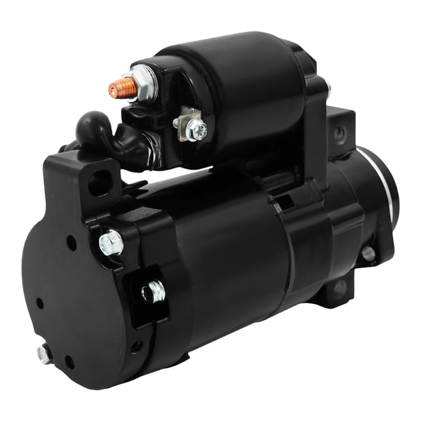 Marine Påhængsmotor Startmotor - Elektrisk Starter - 1 kW - 9 Tænder - 4-Takt 20–40 hk - Kobber/Aluminiumlegering - Sort