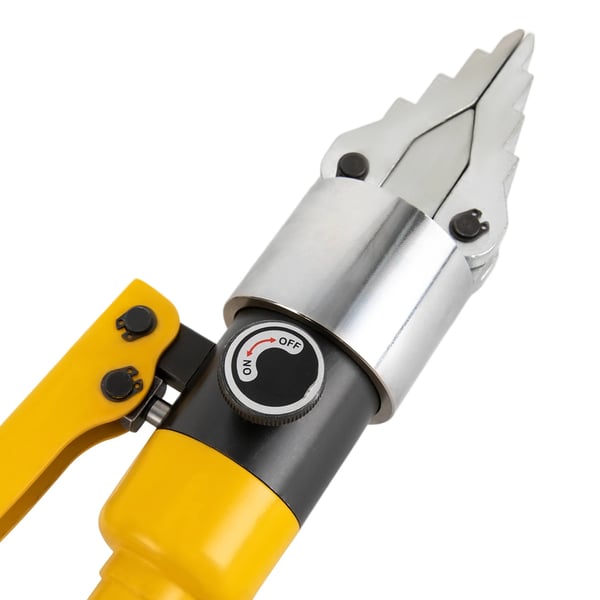 Hydraulisk flangespreder - YQ-30 - Kapacitet 8 tons - Til rørflanger, reparation & inspektion - Opbevaringskasse - Gul