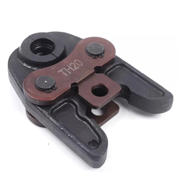 Hydraulisk presskæbe - TH20 - Til PEX/PB rørfittings - 150×101 mm - Maks. åbning 41 mm - Metal - 1 stk - Grå