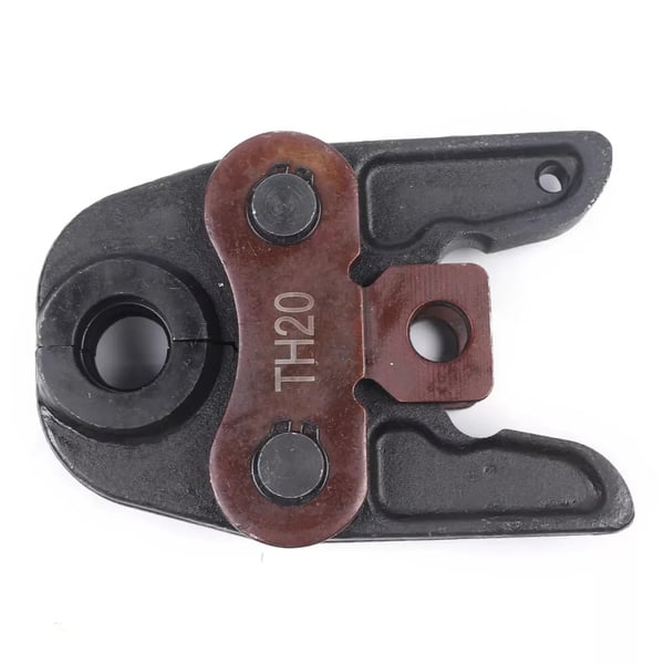 Hydraulisk presskæbe - TH20 - Til PEX/PB rørfittings - 150×101 mm - Maks. åbning 41 mm - Metal - 1 stk - Grå