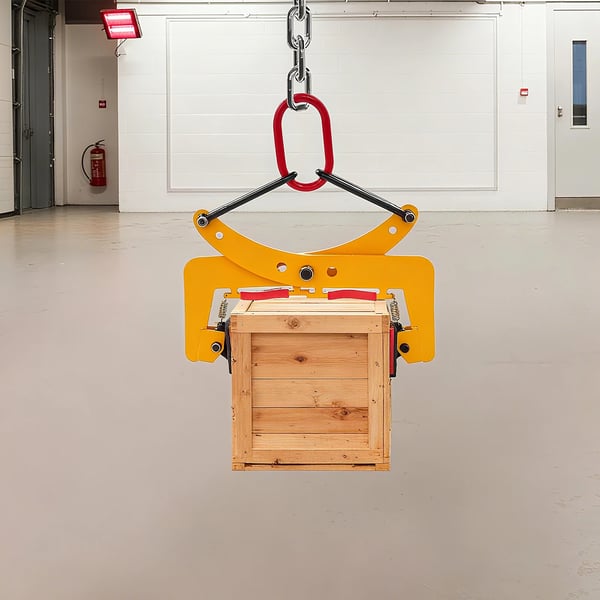 Stenløfteklemme - Løftetang - Q355 manganstål - Kapacitet 325 kg - Justerbar åbning 6–24 cm - Til byggeplads