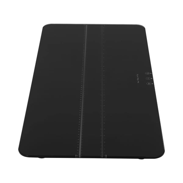 Digital post- og kæledyrsvægt - Forsendelsesvægt - Kapacitet 100 kg - Aftageligt display - Platform i hærdet glas - Sort
