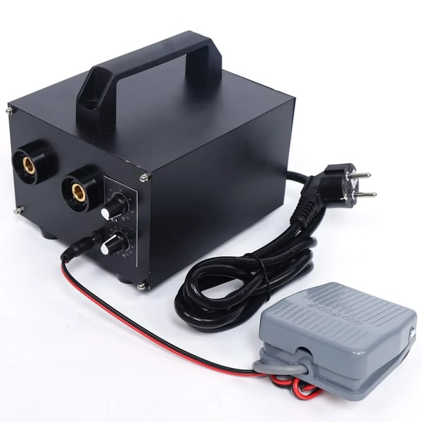 Professionel batteripunktsvejser - Spot Welder - Spænding 220 V - Effekt 6700 W - Til batteripakker/el-køretøjer - Sort