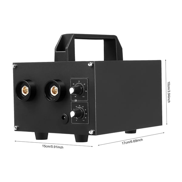 Professionel batteripunktsvejser - Spot Welder - Spænding 220 V - Effekt 6700 W - Til batteripakker/el-køretøjer - Sort