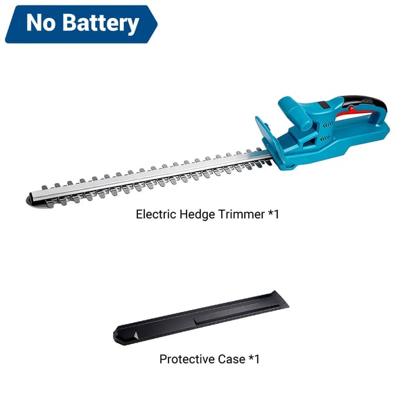 Pensasleikkuri/Pensastrimmeri - Langaton Sähkö - 51 cm Terä - 3000 W - Kaksipuolinen Terä - 18 V Yhteensopiva - Ilman Akkua - Musta