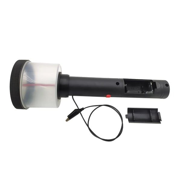 Statisk græs-applikator - Flockpistol - 2×AA (ikke inkl.) - DC 3 V - ABS - Justerbare sigter - Til modelbyg & diorama - 14+