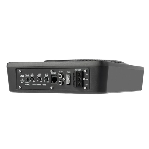 Bilsubwoofer & forstærkersæt - Subwoofer + digital forstærker - Justerbar bas og gain - Fuldbåndsudgang - Til bil/lastbil/SUV