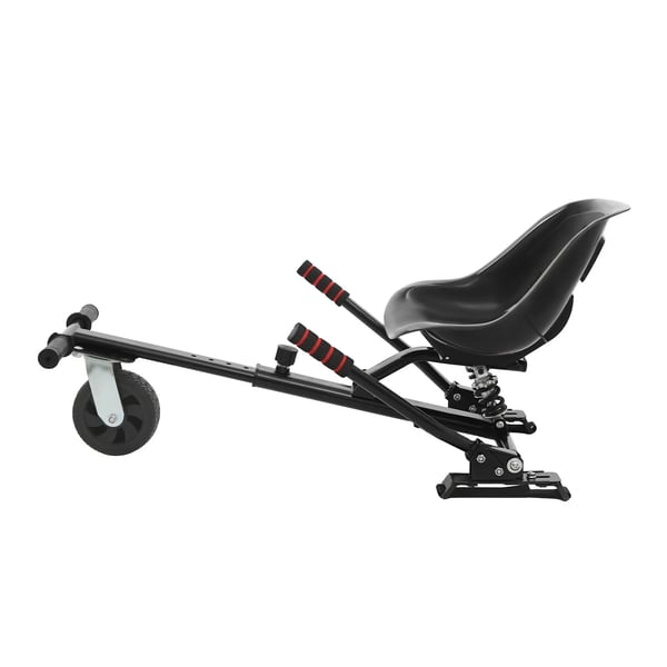 Hoverboard - Sæde - Justerbar Længde 70–95 cm - 100 kg Maks. Belastning - 360° Roterende Hjul - Til Børn & Voksne - Sort