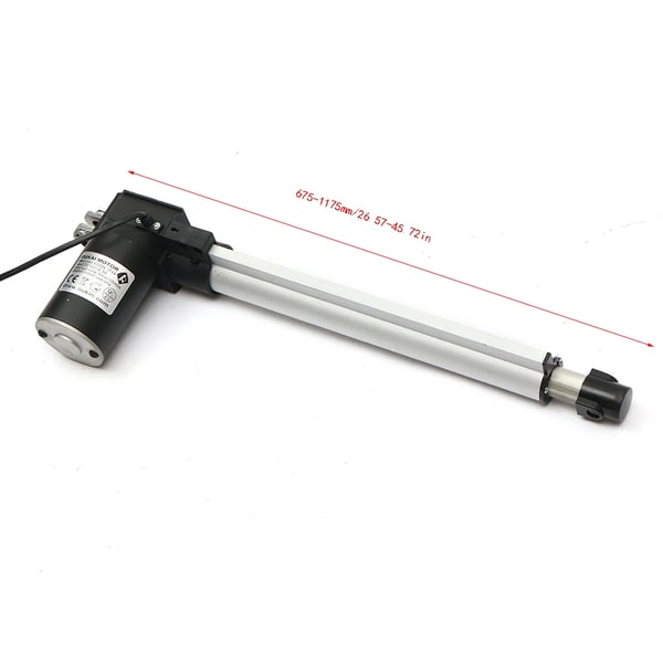 Elektrisk lineær aktuator - 12 V DC - Slaglængde 50 cm (500 mm) - CE-godkendt