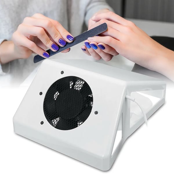Neglestøvsuger - Bordmodel - 80 W - Kraftig Sug - Støjsvag - Effektiv Støvopsamling - Til Salon & Hjem