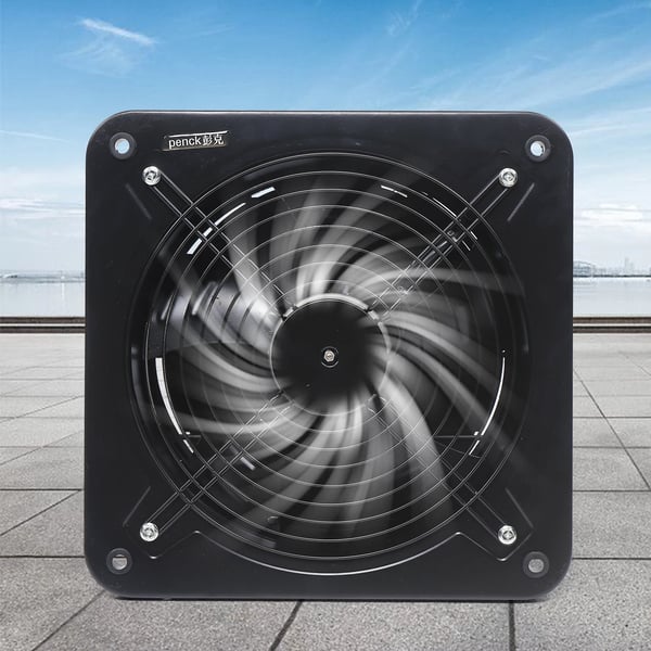 Afluftsventilator - Køkkenventilator - Metal - Batteridrevet - 107 W - 2677 m³/h Luftflow - 50–60 dB Støjsvag Drift
