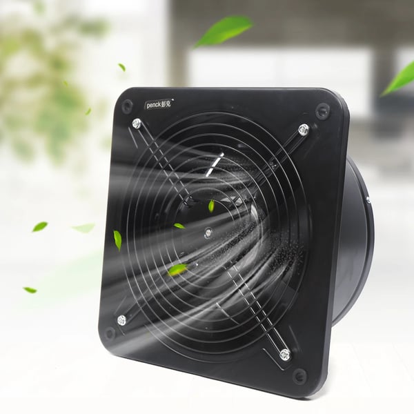 Afluftsventilator - Køkkenventilator - Metal - Batteridrevet - 107 W - 2677 m³/h Luftflow - 50–60 dB Støjsvag Drift