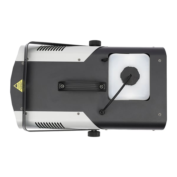 Røgmaskine - 3-i-1 RGB LED - 1500 W - Trådløs fjernbetjening - DMX - 220 V EU-stik - Sort