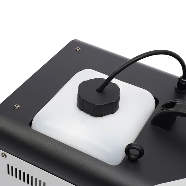 Røgmaskine - 3-i-1 RGB LED - 1500 W - Trådløs fjernbetjening - DMX - 220 V EU-stik - Sort