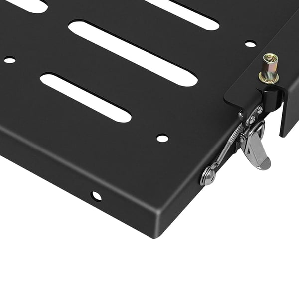 Bagklapsbord til Jeep Wrangler JK 2007–2017 - Foldbart bagdørsbord - Metal - Last- og bagagehylde - Camping/mad - Sort