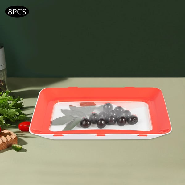 Multifunktionel Opbevaringspose - Trykknaplukning - Gennemsigtigt Vindue - Hurtig Identifikation - Hjem, Restaurant, Camping