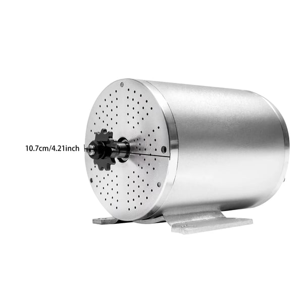 BLDC voimayksikkö - Harjaton moottori ja ohjain - 60V 2000W - 36A 4300 r/min - 3 nopeutta & peruutus - Kaasukahvat - Sähköpyörä, skootteri, karting