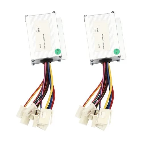 Motorsæt til el-scooter - Konverteringssæt - 24V - 250W - Hjul 25,4 cm - Akselhul 12 mm - Børstet gearmotor - 10 km/t - Sort
