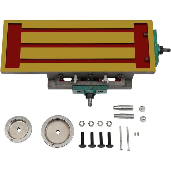 Fræsebord - XY-krydsbord - 45×17 cm Bord - 2 Akser 4-vejs - Vægt 30 kg - Multifunktion
