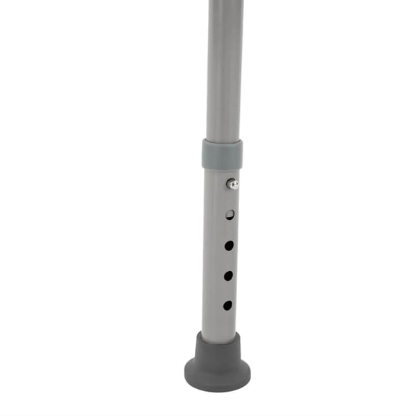 Oprejsningsstøtte til toilet - Fritstående sikkerhedsramme - Højdejusterbar 65-86 cm - Bæreevne 200 kg - 56x46 cm - Kulstofstål & PE