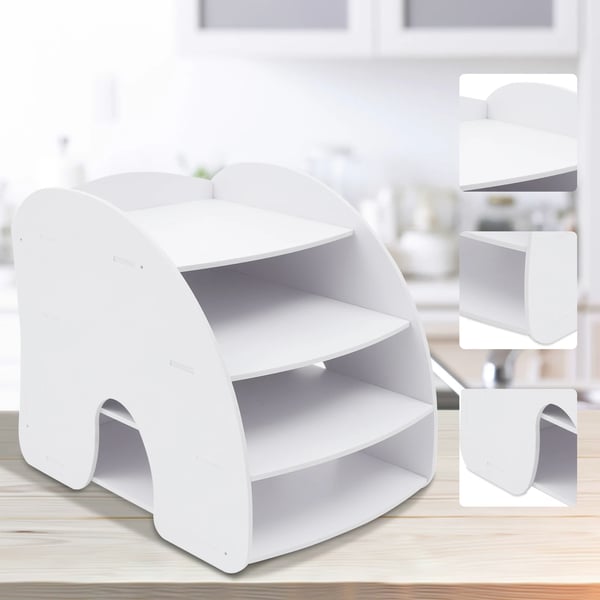 Dokumentbakke A4 - Skrivebordsbakke - Flere lag - 1–5 bakker - Skummet PVC - Til kontor, hjem og skole