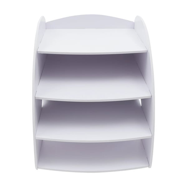 Dokumentbakke A4 - Skrivebordsbakke - Flere lag - 1–5 bakker - Skummet PVC - Til kontor, hjem og skole