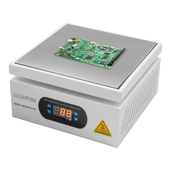 Elektrisk loddeplade - SMD forvarmerplade - 700 W - 220 V - Mikrocomputerstyret - Multifunktion - Hvid