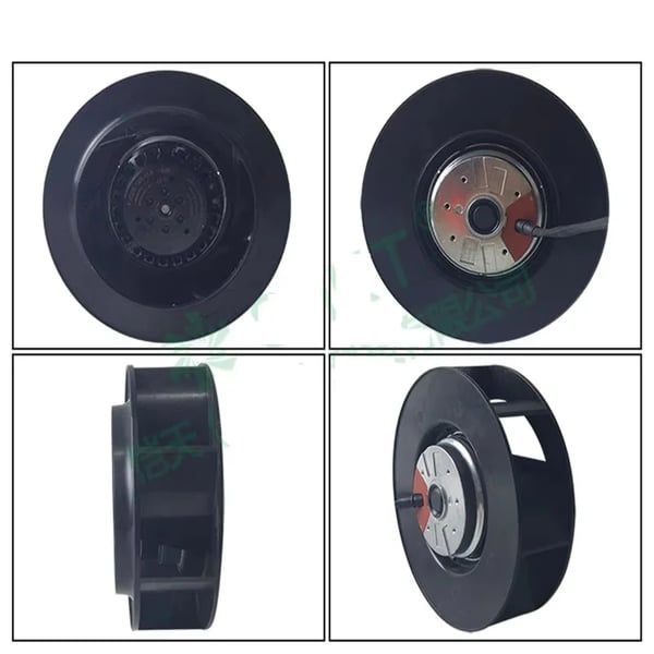 Radial/centrifugalblæser - 175FLW2 - 220V AC - 60 W - Lavt Tryk - Børstet Motor - Industrielt Brug - Guld