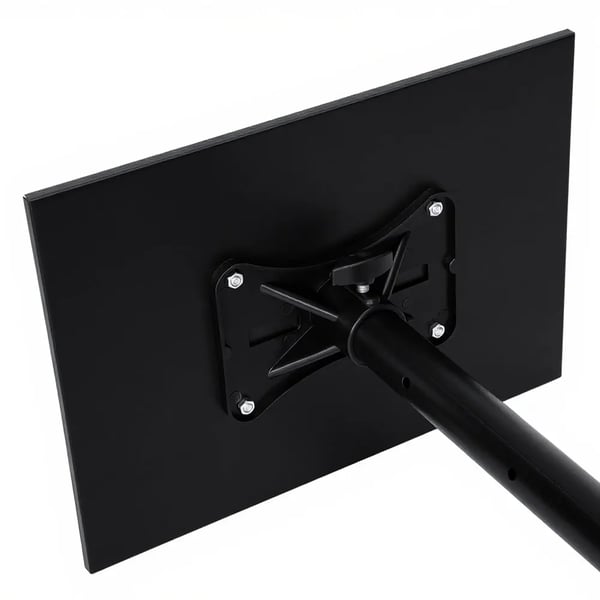 Projektorstativ - Tripod - Justerbar Højde 89–156 cm - Bakke 37×26,5 cm - Stabil Fod - Sammenklappelig - Sort