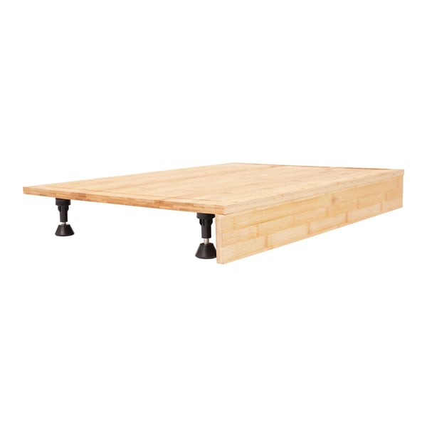Stænkbeskytter til komfur - Oliestænk skærm - Bambus - Stor størrelse - Glatte kanter - 90° hjørne - Minimalistisk design