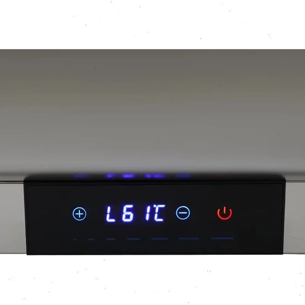 Buffetvarmer - Elektrisk chafing dish - 9 L kapacitet - Touchskærm - 600 W hurtig opvarmning - Justerbar temperatur - Til fester & catering