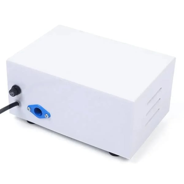 Laboratoriemixer - Digital overhead-omrører - Op til 2800 o/min - Timer 0–120 min - 60 W motor - Rørestav i rustfrit stål - Sølv