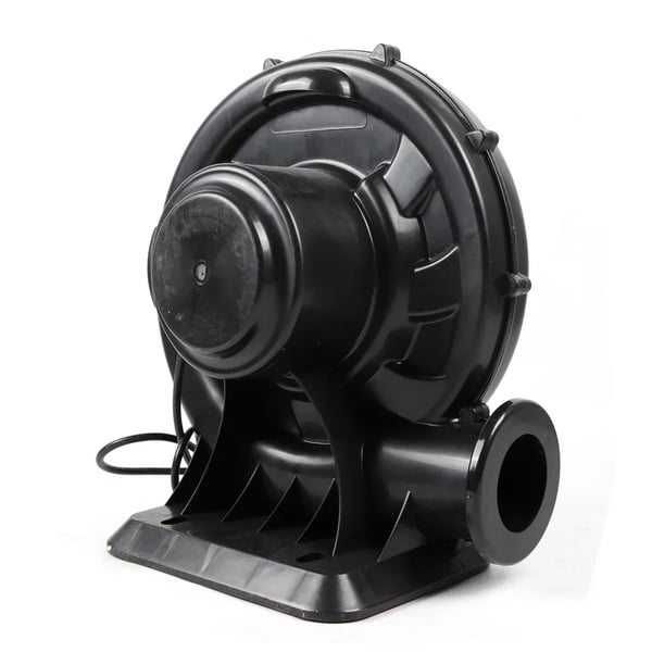 Blæser/Ventilator til oppustelige & hoppeborg - F-64 Radialblæser - 220 V - 250 W - Højtryk - Kontinuerlig drift - Sort